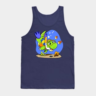 Scuba Dino Tank Top